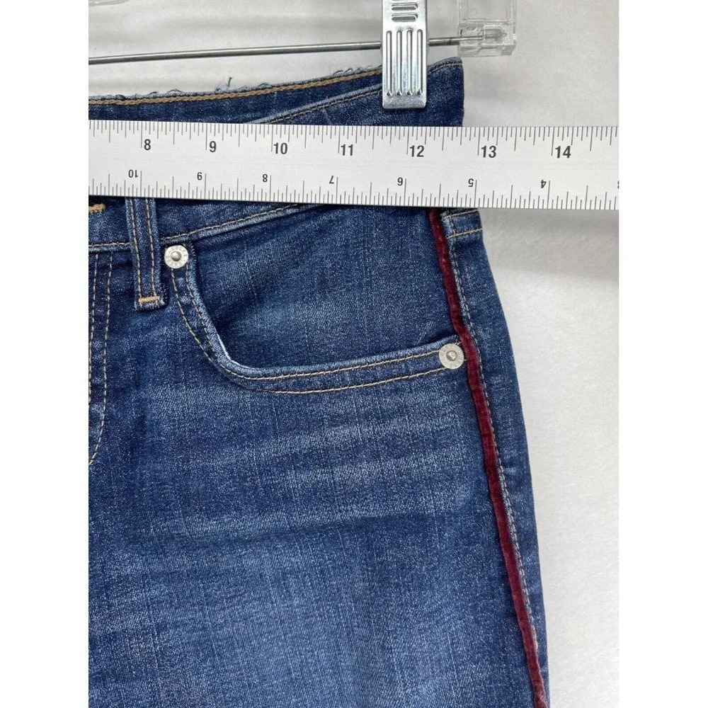 Lucky Brand Jeans Women's Size 00/24 Low Rise Skinny Leg Dark Washed Denim Blue - Picture 11 of 12